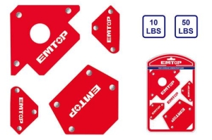 Spawalniczy kątownik magnetyczny zestaw (4 szt.) EMWH4002 EMTOP