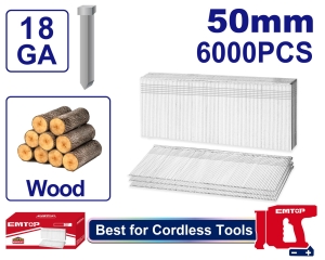 Gwoździe 50mm 18GA 6000szt. ENAL18506