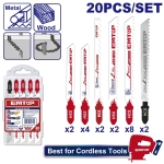 Brzeszczoty do wyrzynarki typ T 20szt. EJSBT2001 EMTOP