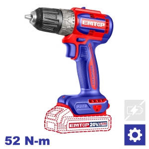 Wiertarko-wkrętarka akumulatorowa 20V P20S ECDL204531 SOLO EMTOP