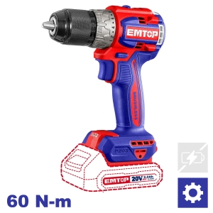 Wiertarko-wkrętarka akumulatorowa 20V P20S ECDL206021 SOLO EMTOP