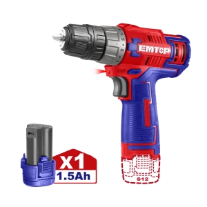 Wiertarko-wkrętarka aku. 12V S12 ECDL12510 EMTOP