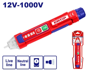 Bezdotykowy wykrywacz napięcia AC ETPL100091 EMTOP