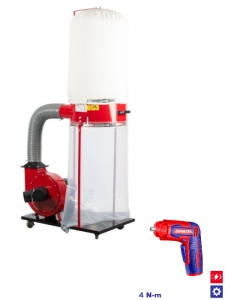 Pochłaniacz pyłu i wiórów ROXTA ROP-1500 140l Pochłaniacz 1500W Solidny